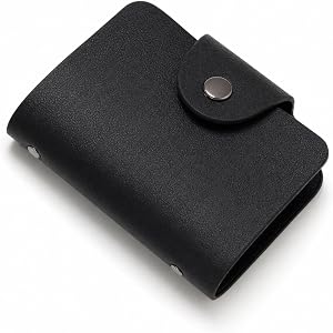 1pc Credit Card Holder Business Bank Pocket Large Capacity Storage Clip Organizer Case ID Pouch ﻿