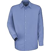 Red Kap Mens Rk Specialized Pocketless Work Shirt