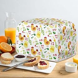 Talayituse Rooster Chicken Print 4 Slice Toaster