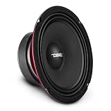 DS18 PRO-X8MSE Loudspeaker - 8", Midrange, Sealed Basket, 550W Max, 275W RMS, 8 Ohms - Premium Quality Audio Door Speakers for Car or Truck Stereo Sound System (1 Speaker)
