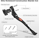 NUWAB Premium Bike Kickstand Aluminium Alloy Adjustable 24-28 inch view 3
