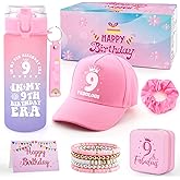 Gifts For 9 Year Old Girls, 9 Year Old Girl Birthday Gifts 9th Birthday Gift For Girls Ideas For Daughter Niece Sister Granddaughter Cool Things For 9Year Old Girl Gifts Water Bottle And Baseball Cap