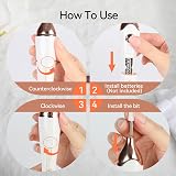 TOUCHBeauty 5 in 1 Nail Drill Kit with UV Dryer Gold Battery Powered view 6