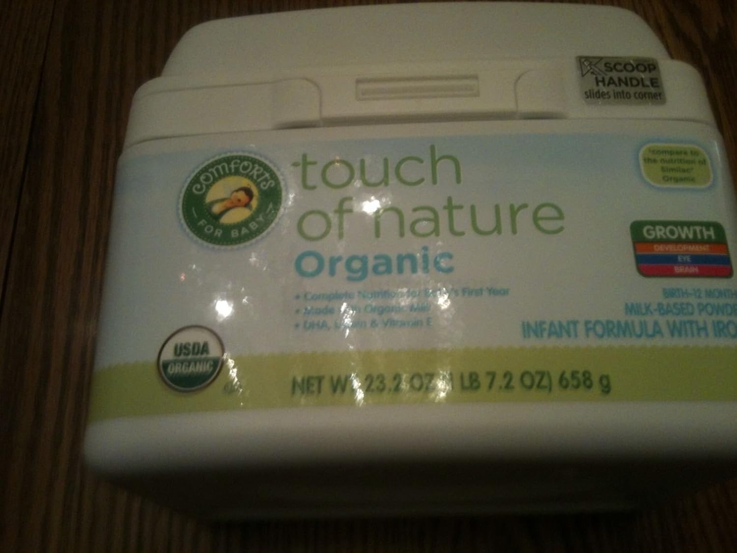 Comforts For Baby Touch Of Nature Organic Powder Infant Formula