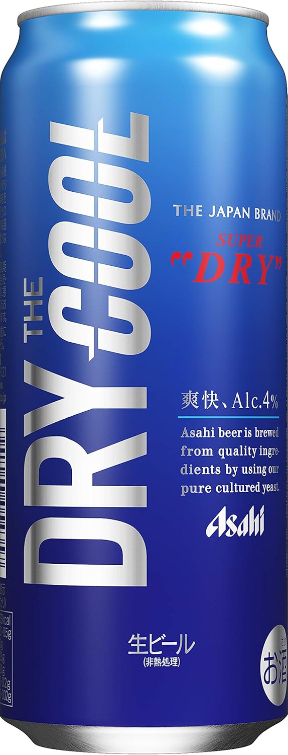 Amazon Co Jp 爽快感 アルコール度数4 アサヒスーパードライ ザ クール 500ml 24本 食品 飲料 お酒
