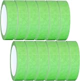 NORTHERN BROTHERS 12 Rolls Masking Tape 25mm x 20m Green Painter's Tape