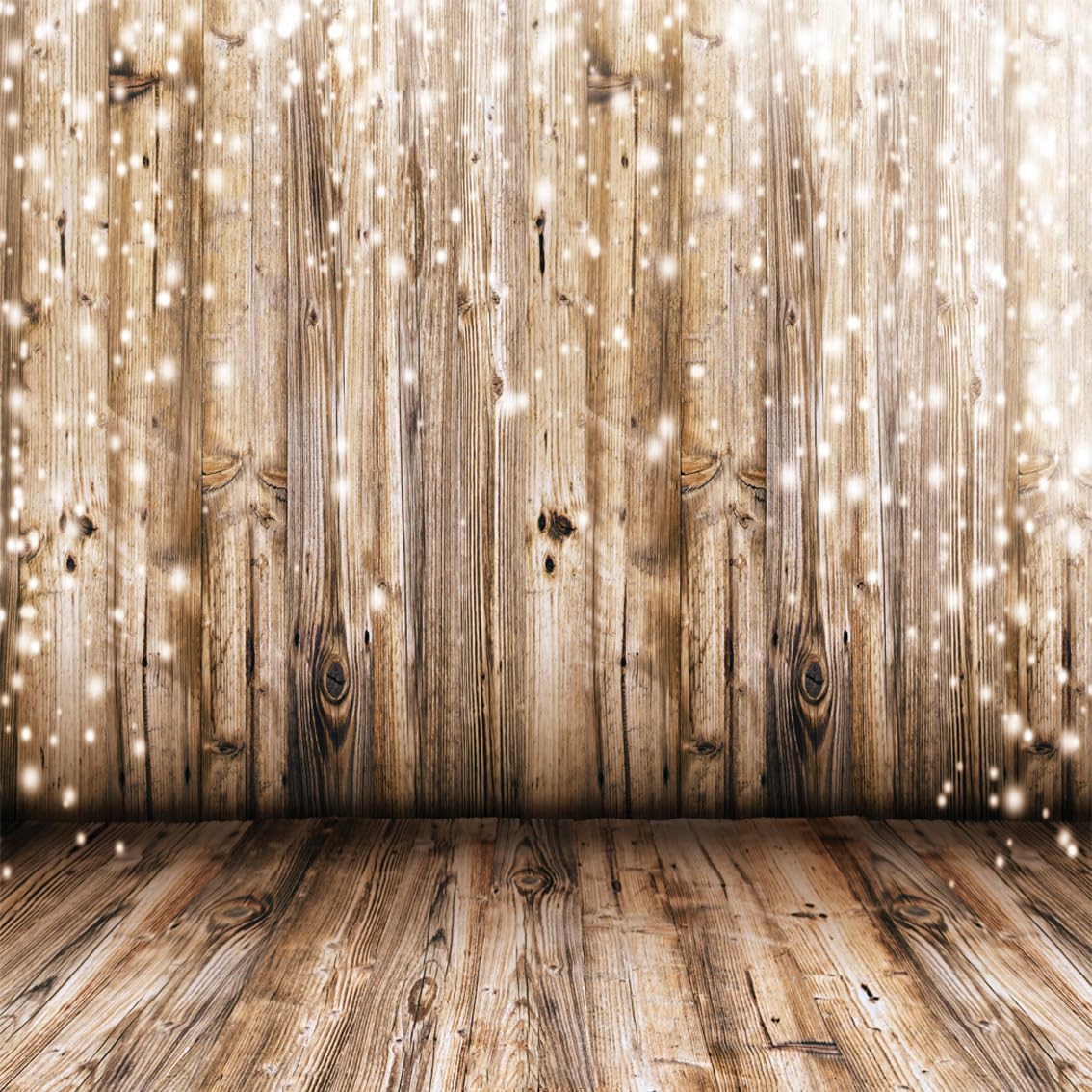 Photo 1 of SJOLOON 8x8ft Rustic Wood Vinyl Photography Backdrop Nostalgia Wood Floor Photo Backdrop Baby Newborn Photo Studio Props JLT10359