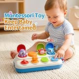 HahaGift Baby Whale Pop Up Toys Montessori Cause and Effect Learn view 3