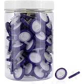 Syringe Filters PVDF Hydrophilic Filtration 0.45um Micron Pore Size 25mm Membrane Diameter Lab PVDF Membrane Disc Non-Sterile by Labfil, Pack of 100