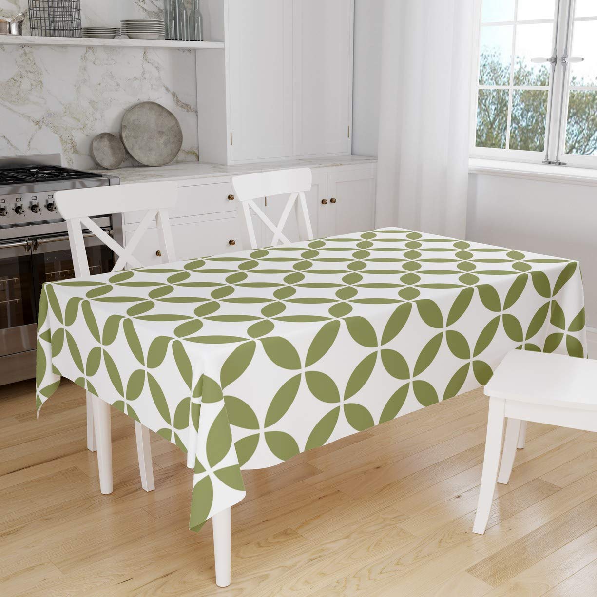 Bonamaison Kitchen Decoration, Tablecloth, 140cm x 160cm - Designed and Manufactured in Turkey