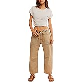 Free People Womens Moxie Low Slung Pull-on Barrel