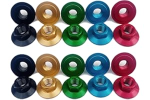 VKEDA Roller Skate Axle Nuts-Material Aviation Aluminum