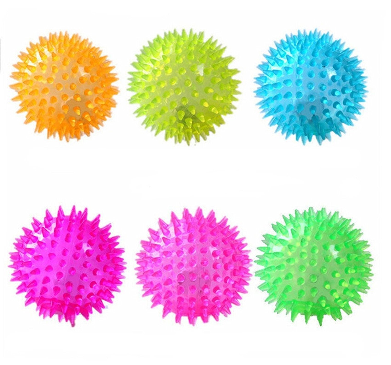 bouncy balls with spikes