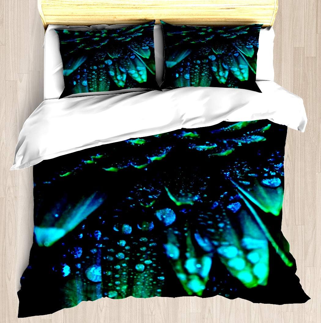 Amazon Com Ntcbed Midnight Blue Duvet Cover Set Soft Comforter