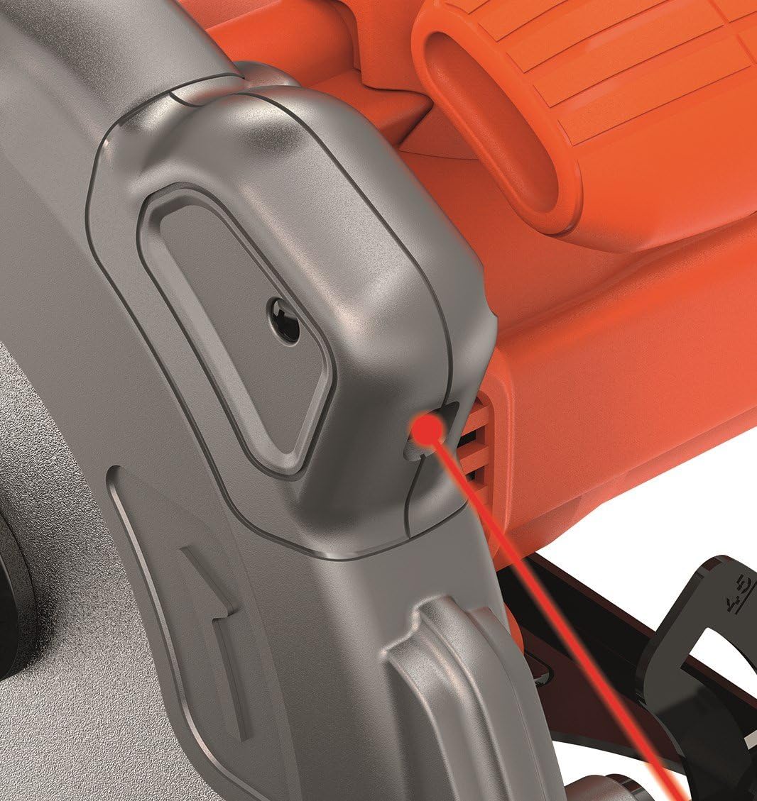CS1250L-QS - Sierra Circular 1.250W 190mm con guía láser, Orange/Black - Image 3