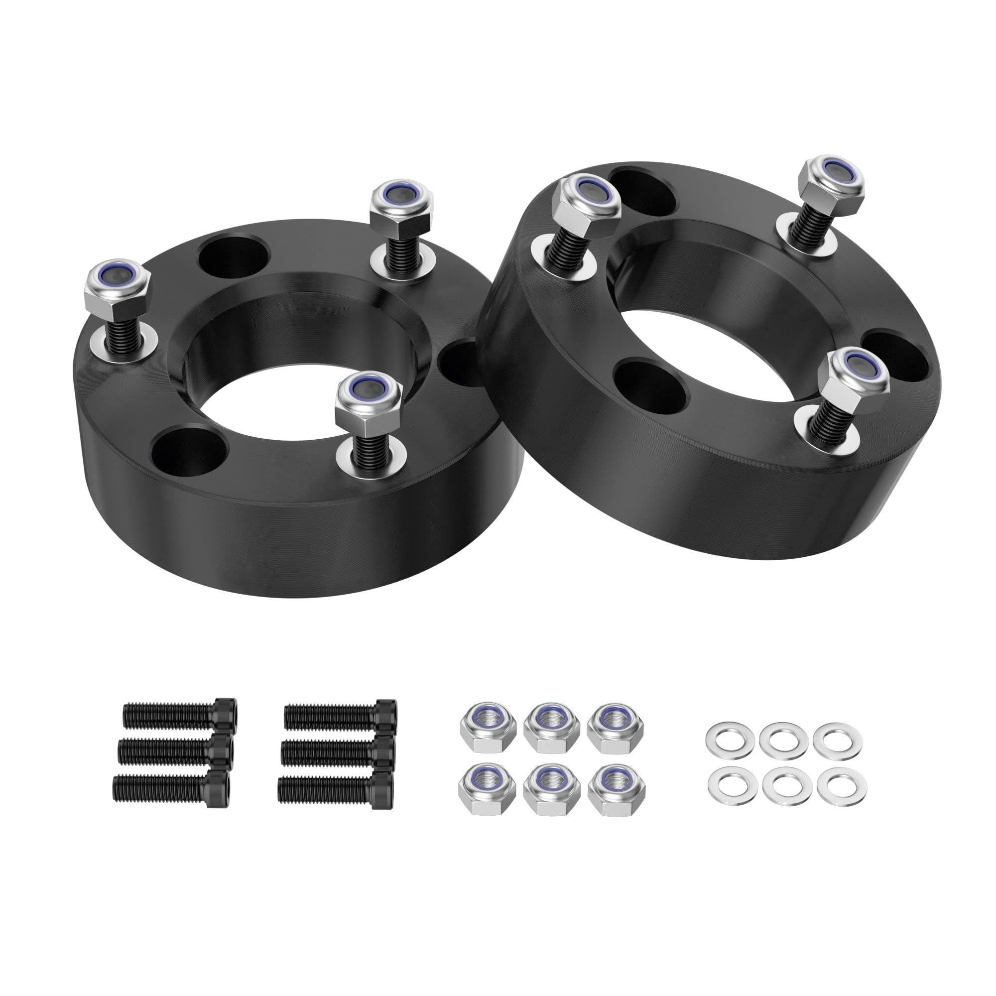 Front Leveling Lift Kit For Ford F-150 2WD/4WD (2004-2024) – 1.5 To 3 Inch Lift, T6 Aluminum