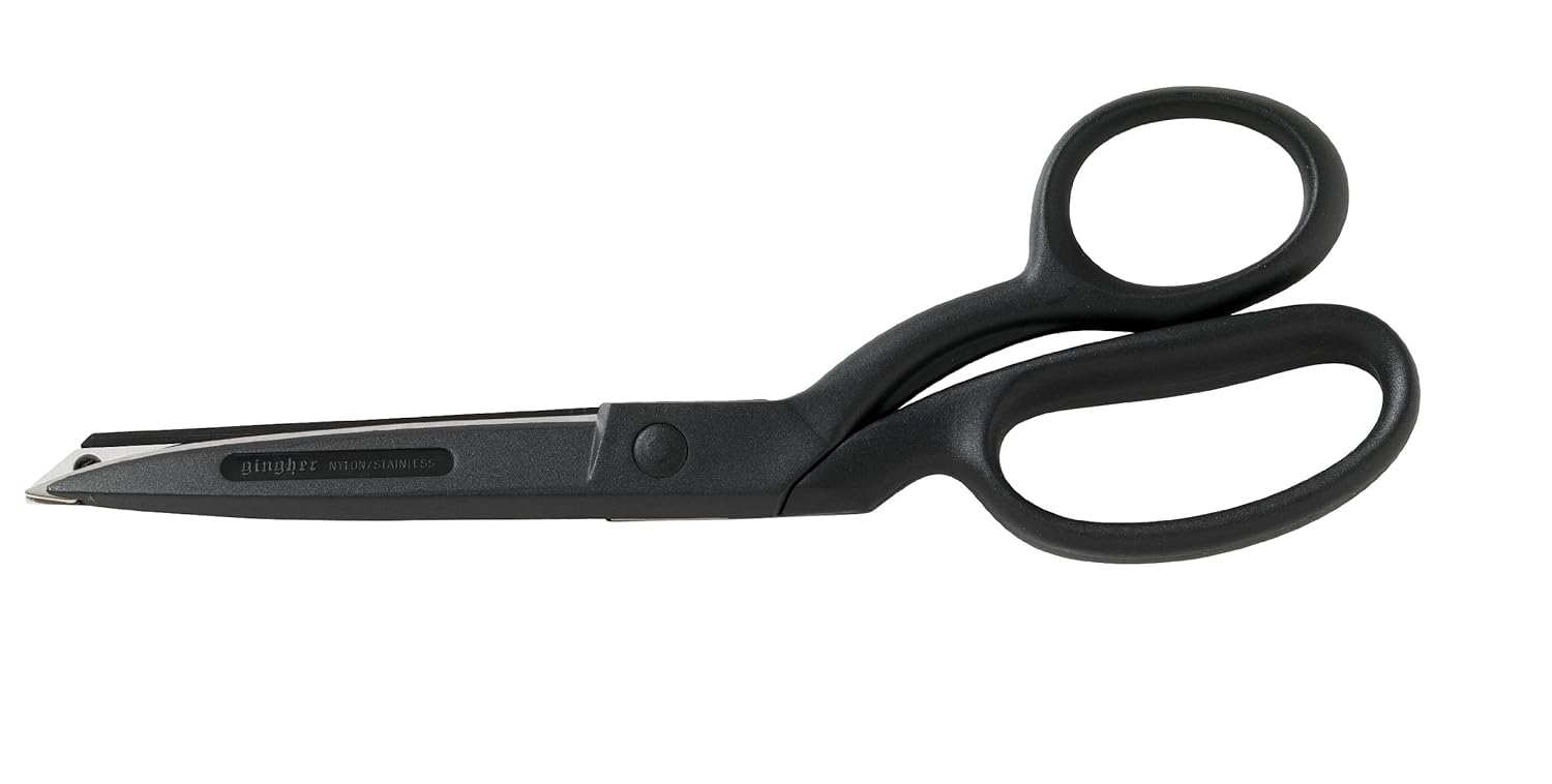 Gingher 8 Inch Featherweight Bent Handle Scissors, New, Free Shipping