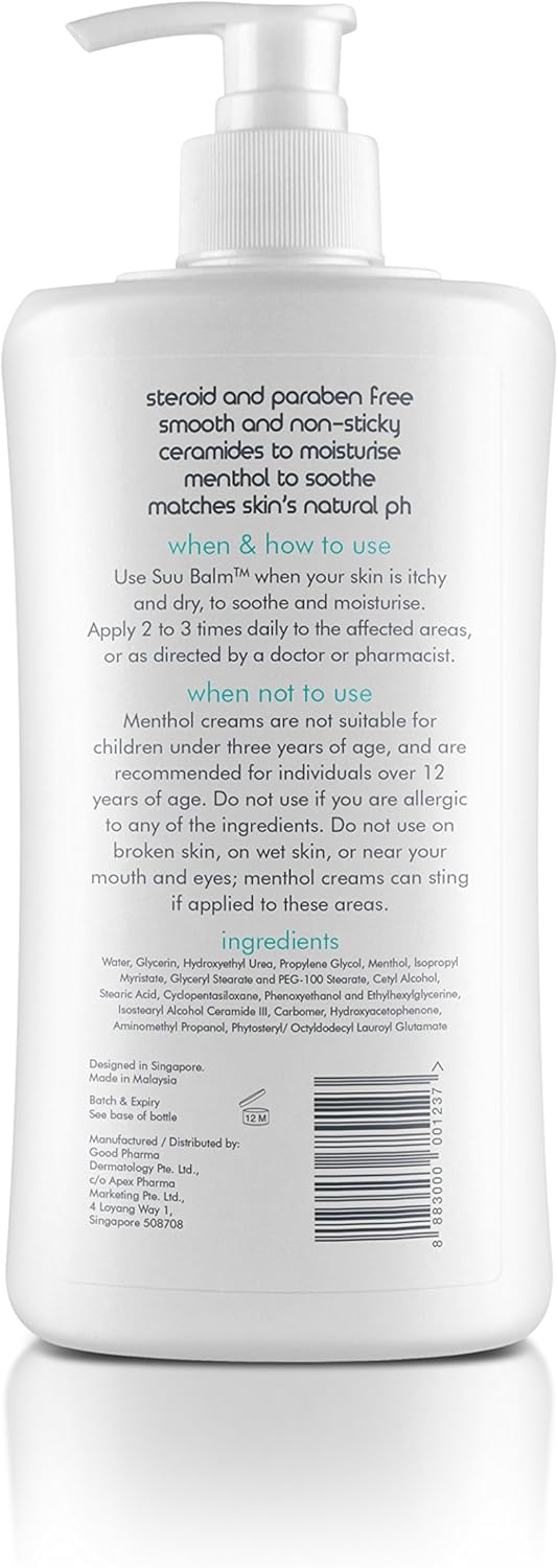 Suu Balm Fast Itching Relief Cream, Anti Itch Lotion for Sensitive Skin Eczema, Psoriasis & Extreme, Very Severe & Dry Skin - Image 4