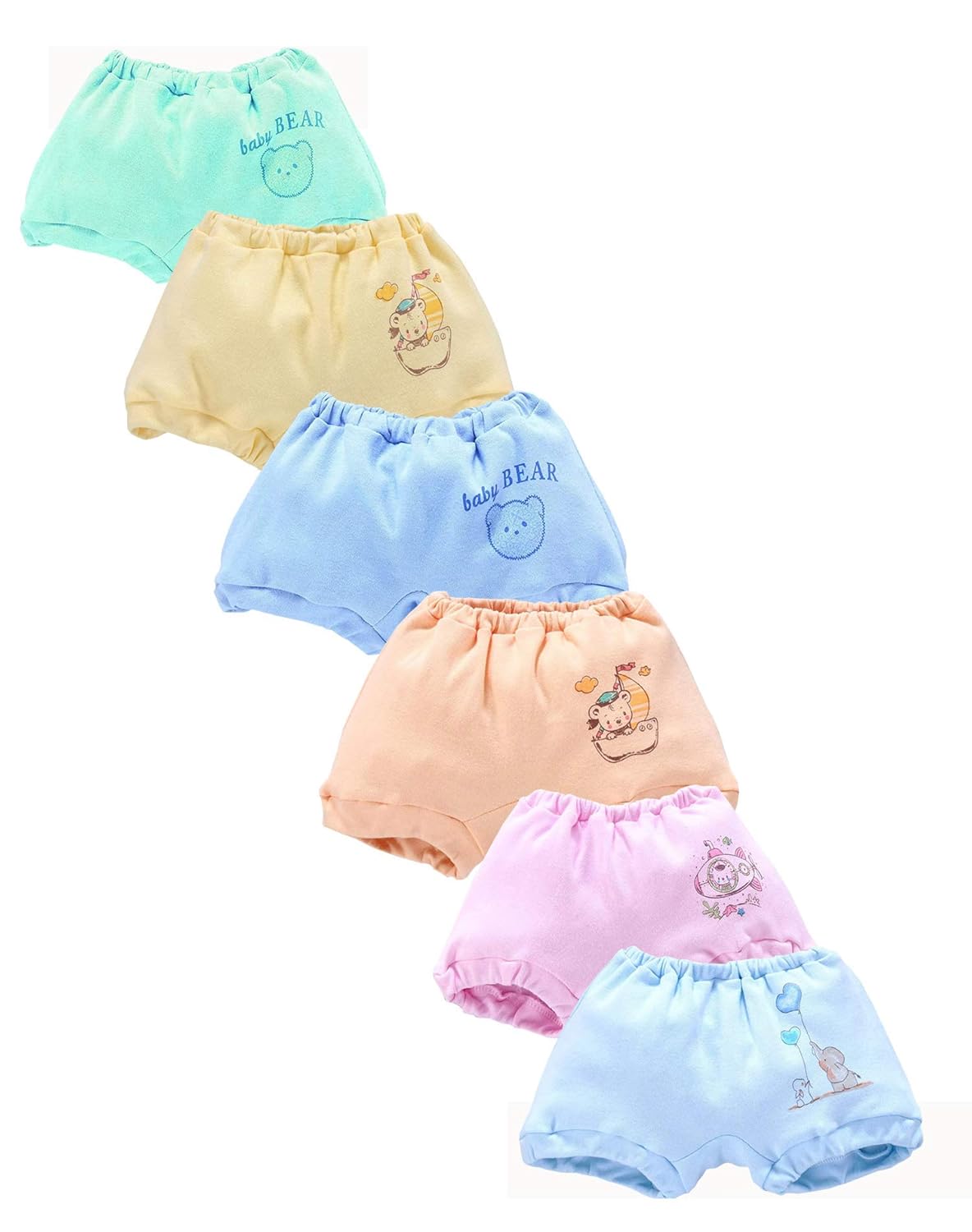 BABY ATLAS Baby Boys and Girls Cotton Brief Panty