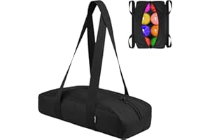 Cosmos Bocce Sets Carry Bag Bocci Storage Organizer Bag for Holding 8 Boccie Balls, Portable Bocce Balls Tote Bag for Carryin