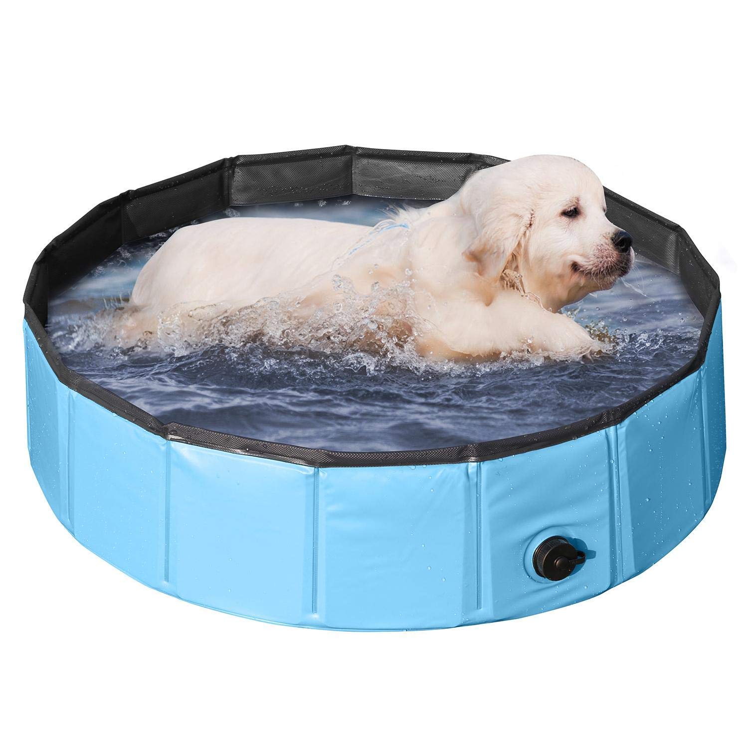 PVC Pet Foldable Swimming Pool Dogs Cats Bathing Tub Portable Bathtub