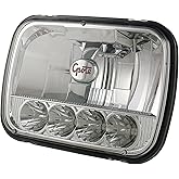 Grote 909515 Led Sealed Beam Headlights, 5x7 Led Sealed Beam Headlight, 9 32 V