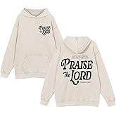 Wedsadl Christian Jesus Hoodies For Men Graphic Bible Verse God Hoodie Religious Faith Sweatshirt Acid Wash Vintage Pullover