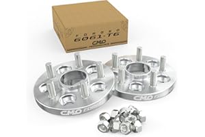 Customadeonly 5x115 Wheel Spacers 15mm (0.6") Hubcentric - Forged 5-Lug M14x1.5 Studs 71.5mm - Fit Dodge Charger/Challenger 06-22, Chrysler 300/Magnum 05-22 (2-Pack)​