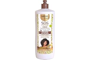 Salon Line - Linha Tratamento (SOS Cachos) - Ativador de Cachos Coco Tratamento Profundo 1000 Ml - (Salon Line - Treatment (SOS Curls) Collection - Deep Treatment Coconut Curl Activator 33.81 Fl Oz)
