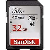 SanDisk Ultra 32GB Class 10 SDHC Memory Card Up to 40MB/s- SDSDUN-032G-G46 [Older Version]