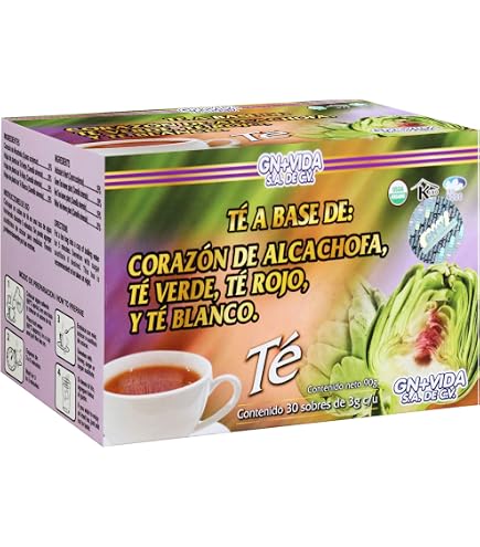 alcachofa l carnitina te verde Corazon De Y 60 Cap GREENSIDE Amazon.com: 1 Caja/Caja Alcachofivida Alcachofivida