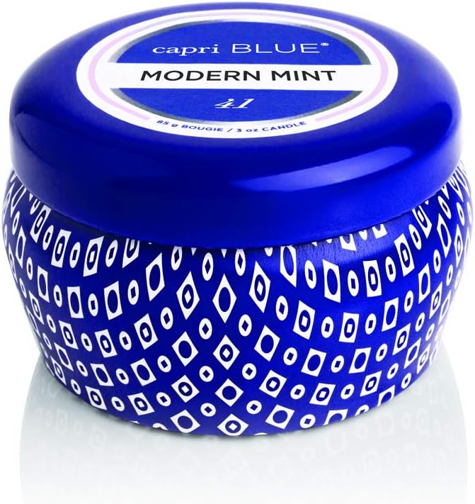 Capri Blue 8.5 oz Travel Tin Modern Mint Home & Kitchen