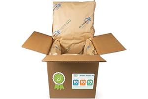 IDL Packaging 10" x 10" x 10" Insulated Shipping Box, 1.5-Gallon Capacity, Pack of 1 - Includes EcoMax™ Thermal-Paper Liners, Absorb Condensation - For Frozen Food, Meat, or Fish