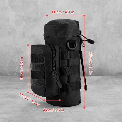 MEQI MOLLE Water Bottle Holder – Wasserabweisende Trinkflaschenhalter Für Rucksack & Gürtel