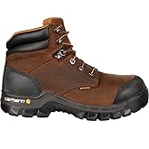 Carhartt Men's Rugged Flex WP 6" Composite Toe Work Boot, Dark Brown Oil Tanned, 10 M US