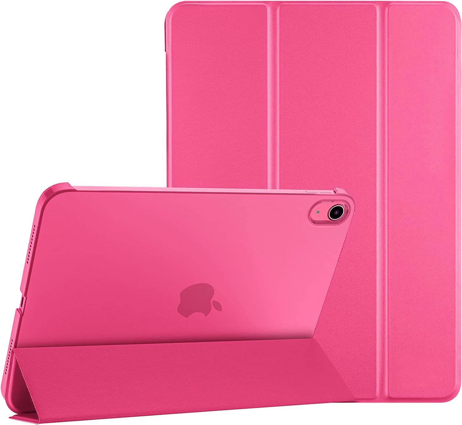 MOBISTAR Smart Case for iPad Air 11 inch M2 2024 Air 6th /10.9 Air 5th 2022/Air 4th 2020, Magnetic Slim Stand Hard Back Shell Cover with Auto Wake/Sleep iPad Air 6 5 4 Generation (Pink)