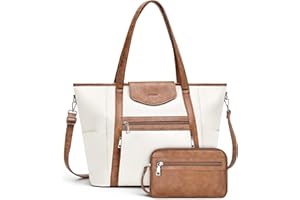 SYTRAH Laptop Bag for Women Designer Leather Laptop Backpack Purse, 16 inch Computer Tote Bags with Satchel Purse