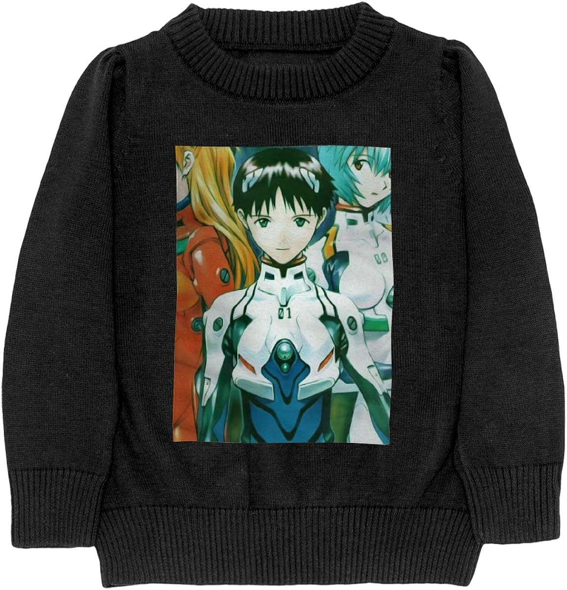 Bypuidf Neon Genesis Evangelion Sweatshirt Fashion Sweater