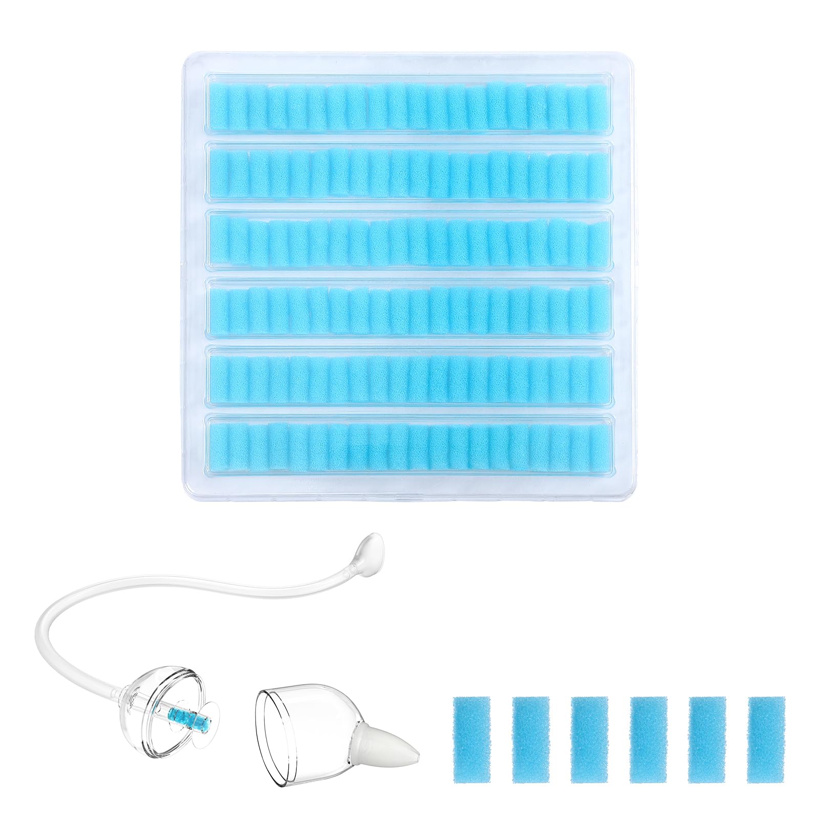 GROWNSY 120 PCS Premium Nasal Filters for Grownsy/NoseFrida/NeilMed/Molucky/Mr. Pen Nasal Aspirators