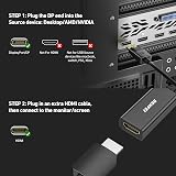 BENFEI DisplayPort to HDMI Adapter DP Male to HDMI Female 1080p Audio view 8