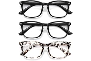 Blue Light Filter Glasses Unisex Nerd Non-prescription Clear Lens Fake Glasses