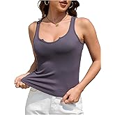 Acmplla Summer Tank Top for Women 2025 Womens Tank Tops Sleeveless Top Basics Camisole Cute Yoga Gym Shirts