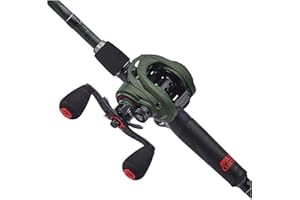 Abu Garcia Zata Low Profile Baitcast Reel and Fishing Rod Combo