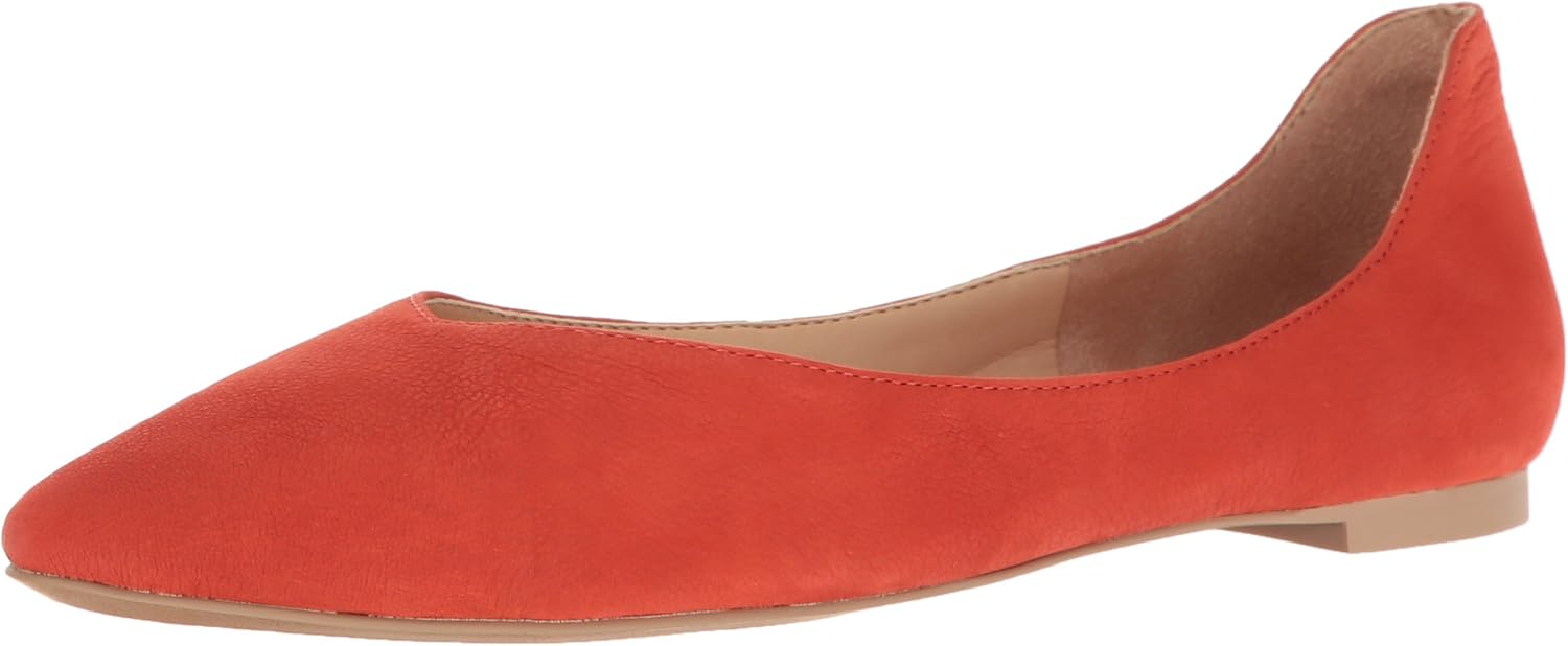 franco sarto pointy toe leather flats