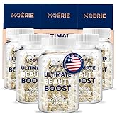 Moerie Hair Growth Supplement for Women & Men - Hair Skin and Nails Vitamins With Biotin, Q10 & Minerals - For Thicker, Fuller Hair & Hair Loss Treatment - Advanced Beadlet Delivery System - 360 Pills