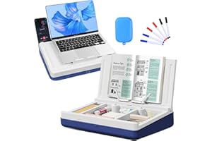 Nauttxon Lap Desk with Storage Cushion - Washable Portable Writing Lap Desk for Laptop with iPad Slot for Home Office Couch Bed - Fits Up to 15.6 Inch Laptop