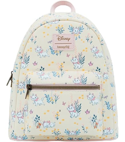 Loungefly Disney The Aristocats Marie Floral Allover-Print Mini Backpack WDBK0335