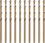 HPMAISON True 5% Cobalt Jobber Drill Bit Set 2.5mm 10Pcs M35 HSS DIN338 view 2