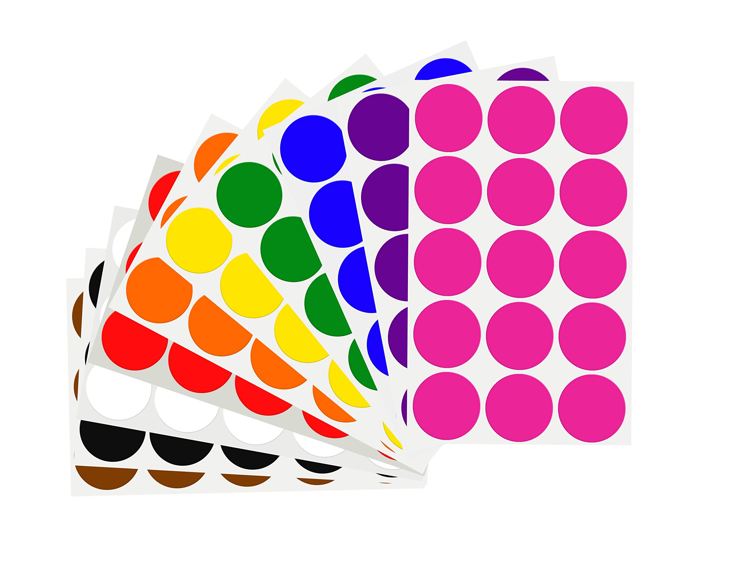 Royal Green Organization Color Coding Dot Labels 30mm (3 cm) 150 Pack