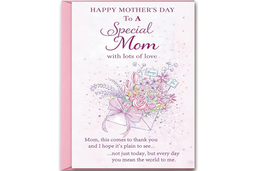 Mcduldul Happy Mothers Day Card for Mom | Heartfelt Mother's Day Cards Gifts from Daughter Son Kids| Special Mom Gifts Ideas